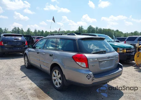 2008 Subaru Outback 2.5I/2.5I L.l. Bean Edition z USA, uszkodzony, nr VIN 4S4BP61C587345426
